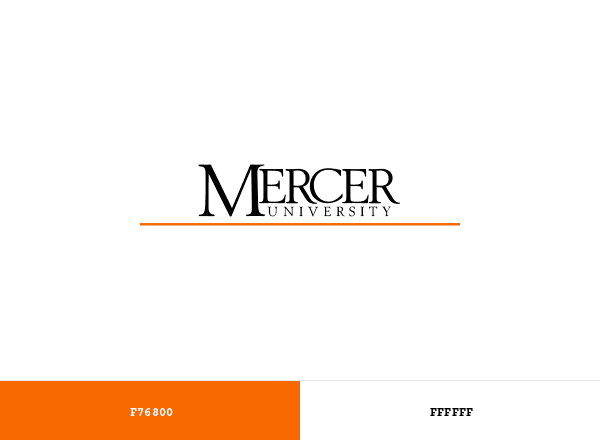 Mercer University brand color palette