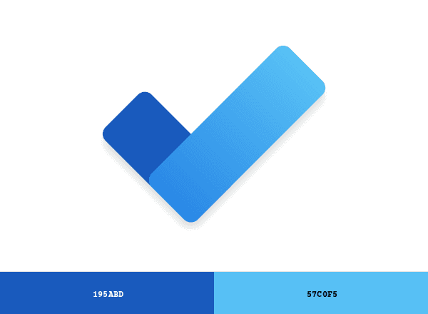 Microsoft To Do brand color palette