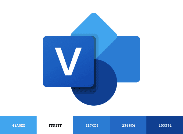 Microsoft Visio brand color palette