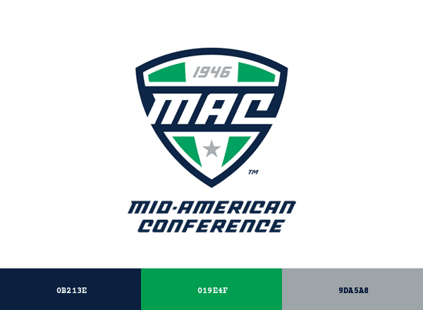 Mid-American Conference brand color palette