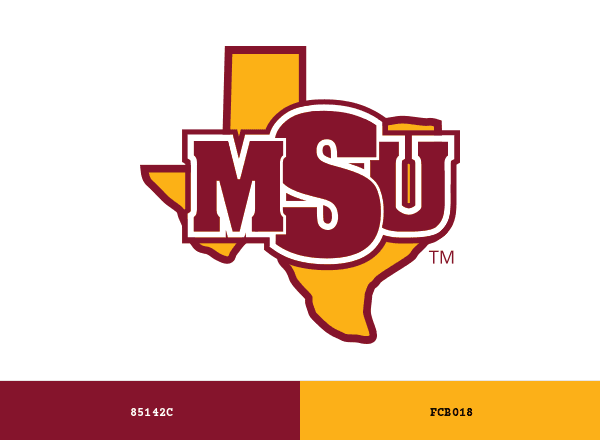 Midwestern State University brand color palette