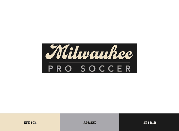 Milwaukee Pro Soccer brand color palette