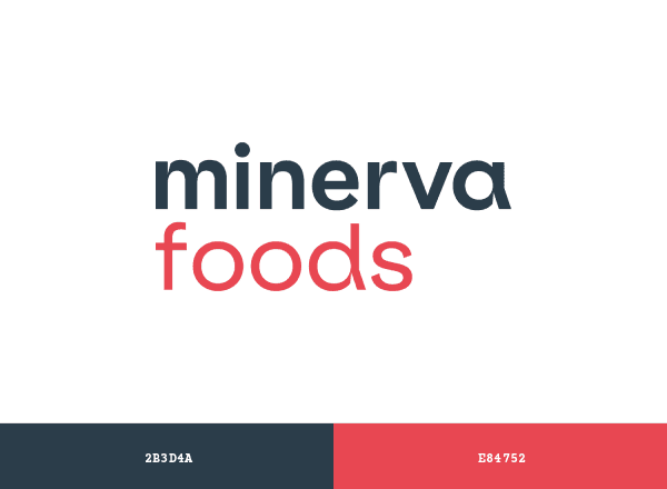 Minerva Foods brand color palette