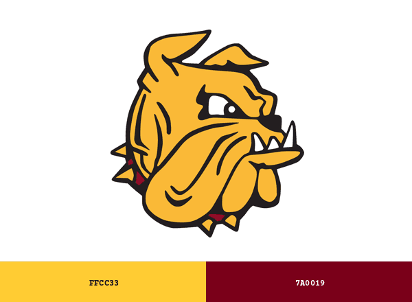 Minnesota Duluth Bulldogs brand color palette