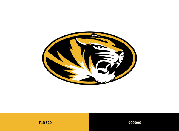 Missouri Tigers brand color palette