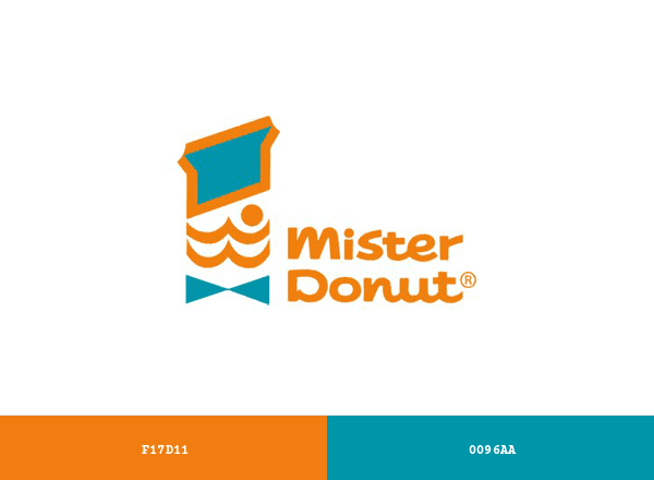 Mister Donut brand color palette
