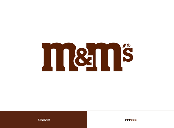 M&M’s brand color palette