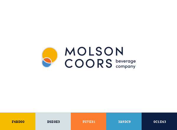 Molson Coors brand color palette