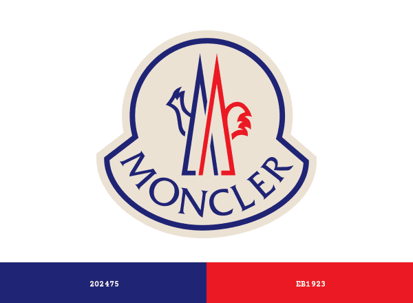 Moncler brand color palette