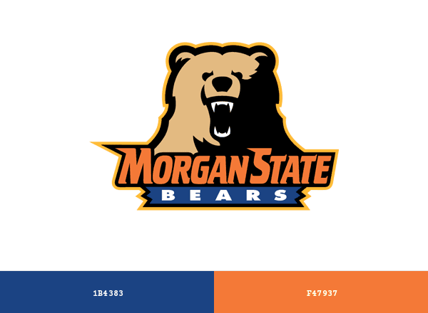 Morgan State Bears brand color palette