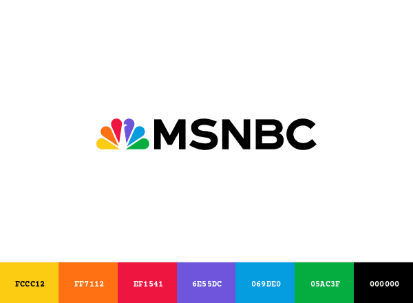 MSNBC brand color palette