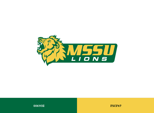 MSSU Lions brand color palette