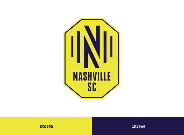 Nashville Soccer Club brand color palette