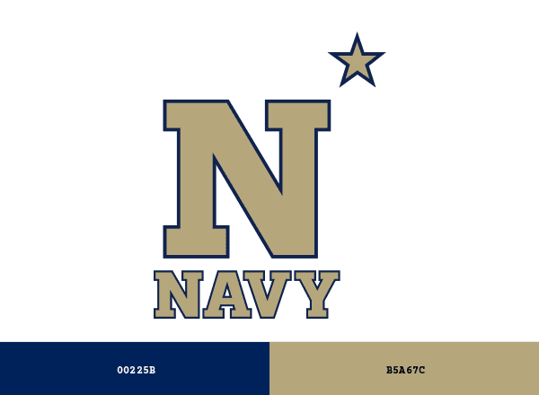 Navy Midshipmen brand color palette