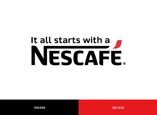Nescafe brand color palette