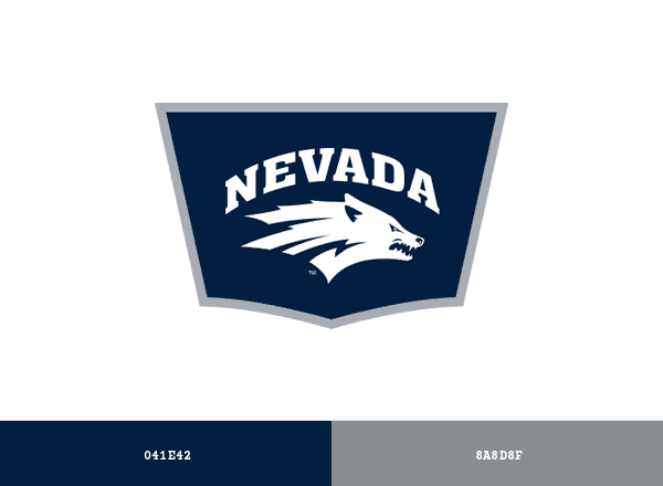 Nevada Wolf Pack brand color palette