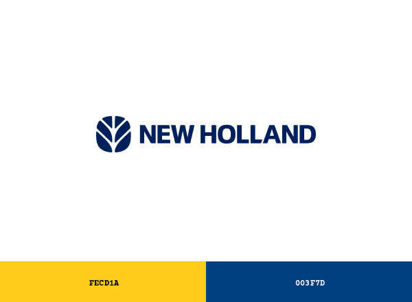 New Holland Agriculture brand color palette