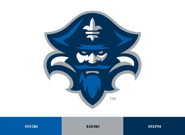 New Orleans Privateers brand color palette