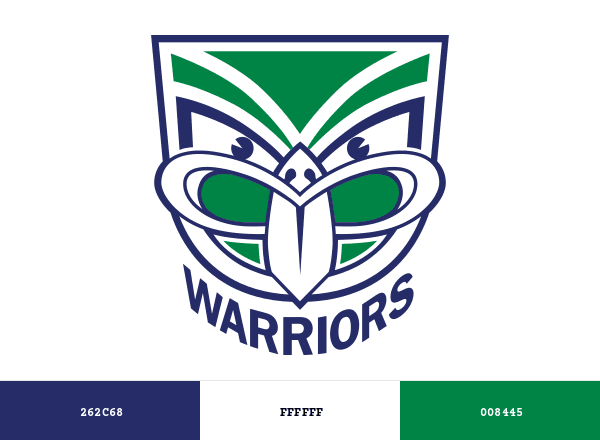 New Zealand Warriors brand color palette