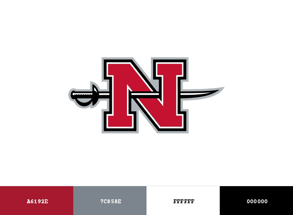 Nicholls Colonels brand color palette