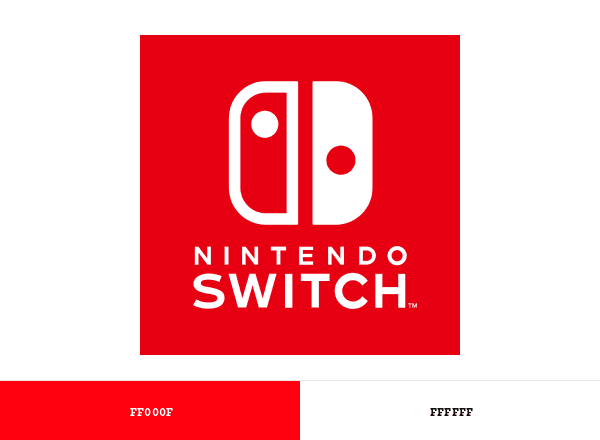 Nintendo Switch brand color palette