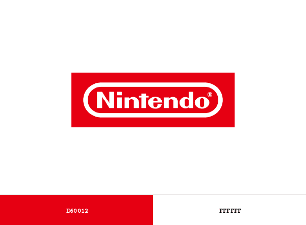 Nintendo brand color palette