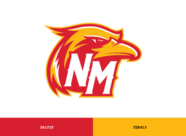 NMJC Thunderbirds brand color palette