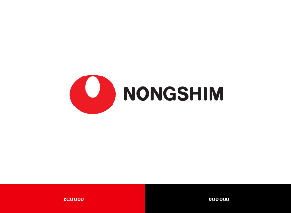 Nongshim brand color palette