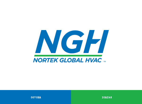 Nortek Global HVAC brand color palette