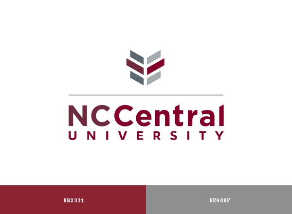 North Carolina Central University (NCCU) brand color palette