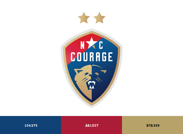 North Carolina Courage brand color palette