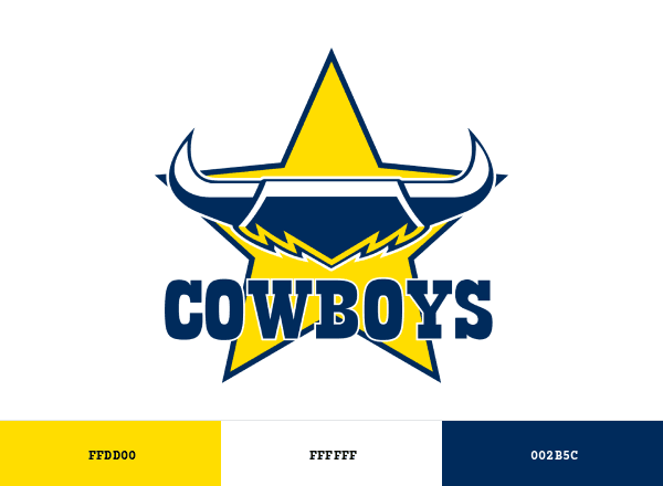 North Queensland Cowboys brand color palette