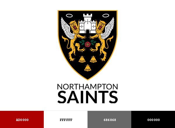 Northampton Saints brand color palette