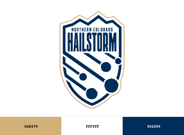 Northern Colorado Hailstorm FC brand color palette