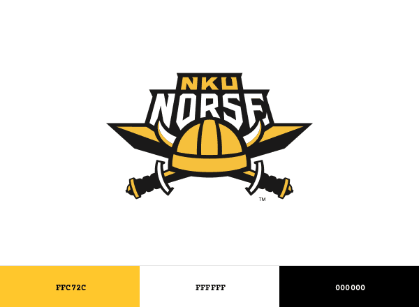 Northern Kentucky Norse brand color palette