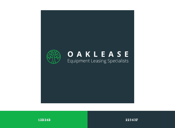 Oak Lease brand color palette