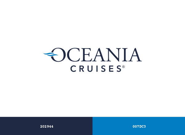 Oceania Cruises brand color palette