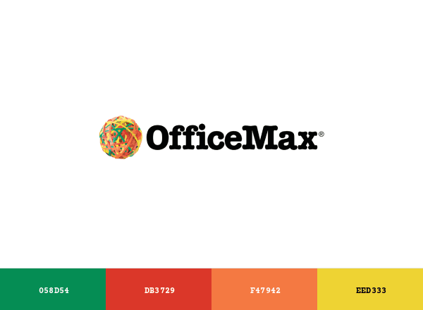 OfficeMax brand color palette