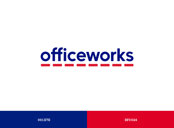 Officeworks brand color palette