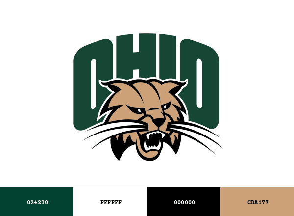 Ohio Bobcats brand color palette