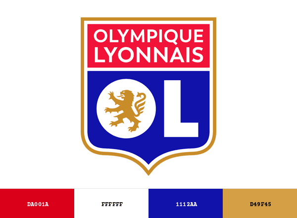 Olympique Lyonnais brand color palette