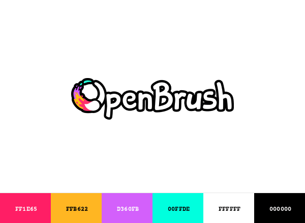 OpenBrush brand color palette