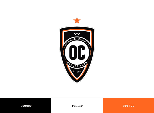 Orange County SC brand color palette