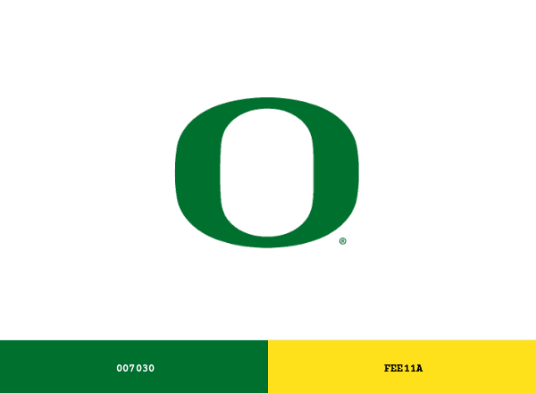 Oregon Ducks brand color palette