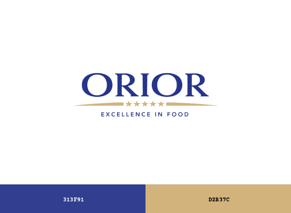 Orior brand color palette
