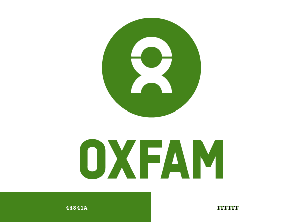 Oxfam International brand color palette