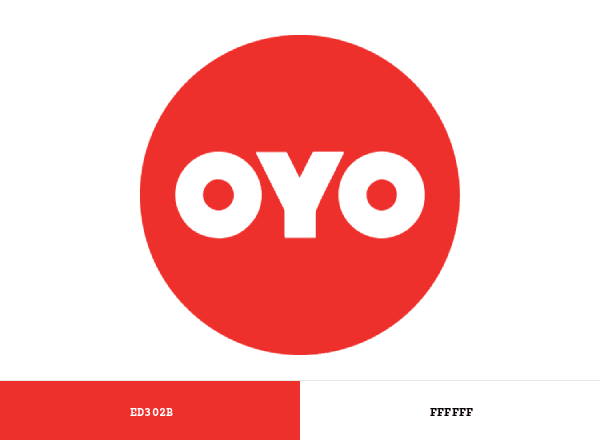 Oyo Rooms brand color palette