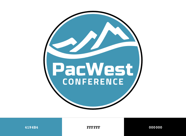 Pacific West Conference brand color palette