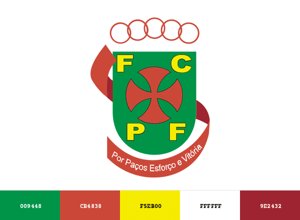 Paços de Ferreira brand color palette