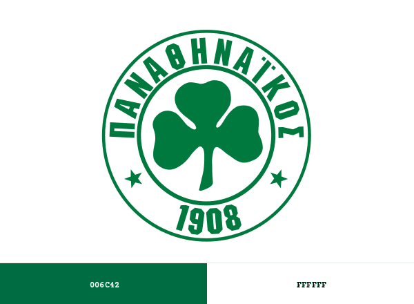 Panathinaikos brand color palette